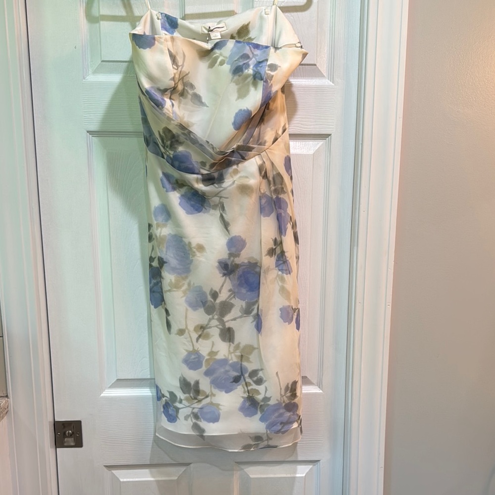 Floral Strapless Dress
